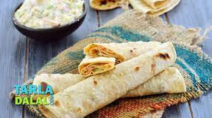 A Bright And Juicy Medley Of Veggies Are Rolled Up Inside Chapatis To Make A Sumptuous Snack That Can Be Enjoyed For Dinner Wi Recipes Kathi Roll Recipe Snacks