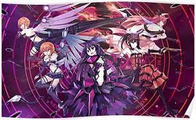 Date A Live Spirit Pledge Spirits Poster Date A Live Anime Date Tohka Yatogami