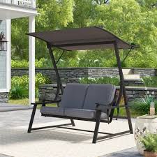 Backyard canopy garden canopy pergola canopy canopy outdoor canopy tent pergola cover fabric canopy canopy lights canopies. Andover Mills Marquette Glider Porch Swing With Stand Wayfair Ca In 2021 Porch Swing With Stand Porch Swing Patio Swing