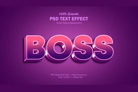 Download Boss 2 3d Psd Text Effect Graphic By Goldani412 Creative Fabrica Yellowimages Mockups