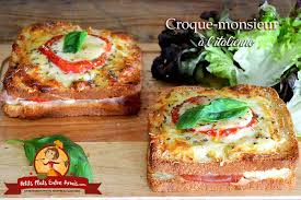 Croque Monsieur A L Italienne Recettes De Cuisine Recette Croquant Recette Croque Monsieur