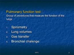 Image result for Pulmonary Function Test