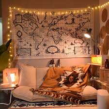 Download now seronok design rumah sendiri jimat dan puas hati. Perhiasan Bilik Tidur Kain Gantung Dinding Kain Dinding Peta Peta Dunia Bilik Hiasan Hitam Dan Putih Susun Atur Latar Shopee Malaysia