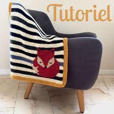 couverture renard endormi fox baby blanket baby blanket knitting pattern baby blanket pattern