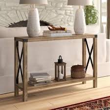 Arsenault 46 Console Table Wood Console Table Gorgeous Sofas Refurbished Table