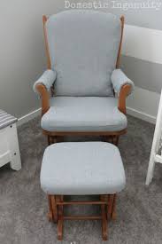 If you have dark furniture you probably noticed that the chair legs are starting to be scratched up. Diy Glider Chair Cover Diy Rocking Chair Diy Glider Glider Chair