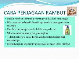 Oleskan campuran tersebut dari akar. Tips Penjagaan Rambut Sihat Kurniaan Allah Facebook