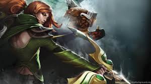 1547 dota 2 hd wallpapers background images wallpaper abyss. Download Wallpapers 3840x2400 Windrunner Juggernaut Dota 2 Art Desktop Background