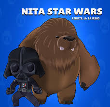 Players can get together with their friends in a group to try to defeat the team opponent in the special stage and collect all the available locations on the crystals. Skin Idea Nita Star Wars Brawlstars