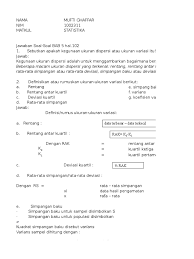 Detail buku metode statistika sudjana pdf pdf dapat kamu nikmati dengan cara klik link download dibawah dengan mudah tanpa iklan yang mengganggu. Jawaban Dan Pembahasan Soal Statistika Sudjana Bab 5