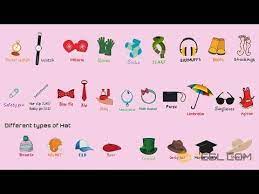 Fashion Accessories Vocabulary In English Eslbuzz Learning English English Vocabulary Learn English Vocabulary