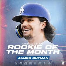 NL Rookie of the Month for August? Congratulations, James Outman! :  r/Dodgers