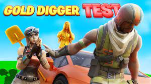 A spooky assault rifle that fires medium ammo, gaining damage and impact at the cost of accuracy and fire rate. The Fortnite Gold Digger Test Youtube