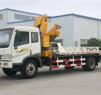 FAW 3-10 tons Road Wrecker Mounted Articulated Boom Crane ...