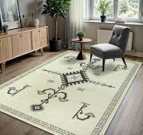 Amazon.com: GLN Rugs - Alfombra lavable a máquina para sala ...