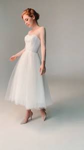 Tea Length Wedding Dress 60s Wedding Dress Simple Wedding Etsy Midi Wedding Dress Civil Wedding Dresses Short Wedding Dress