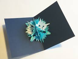Assemble diy pop up christmas card. Snowflake Pop Up Card Helen Hiebert Studio