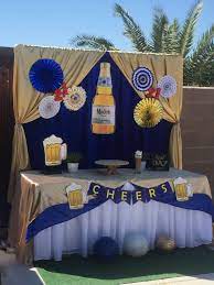 See more ideas about beer barrow, wedding decorations, backyard wedding. Tema Cerveza Modelo Beer Birthday Party Beer Themed Birthday Party Mens Birthday Party