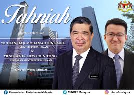 5 february 20 may 2017 malaysia fa cup. Mindef Malaysia Ø¹Ù„Ù‰ ØªÙˆÙŠØªØ± Kementerian Pertahanan Mengucapkan Tahniah Di Atas Pelantikan Menteri Pertahanan Dan Timbalan Menteri Pertahanan Kepada Yb Tuan Hj Msabu Official Dan Yb Senator Liewchintong Https T Co Pozym6m51t