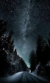 Fondos de pantalla rural camino estrellas noche. Fondos Hd Paisajes Nocturnos