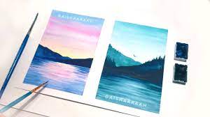 🎨 collection by vanessa nuñez (weirdooo_97) on we heart it, your everyday app to get lost in what you love. Nature Watercolor Painting Tutorial Watercolor Ideas For Beginners Youtube