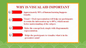 However, you can also take them too far. Why Is Visual Aid Important While Presenting