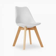 4.5 out of 5 stars. White Dining Chairs With Crossed Wood Leg Cult Uk
