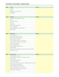 40 Printable House Cleaning Checklist Templates Template Lab