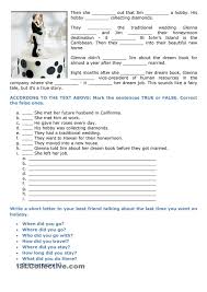 Past Simple Tense Filling In The Gaps Using The Verbs In The Past Simple Dream Book Short Texts Verb