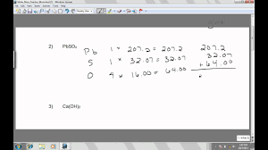 A customizable worksheet for practice calculating the molar mass of chemicals. Molar Mass Practice Worksheet 1 To 5 Youtube