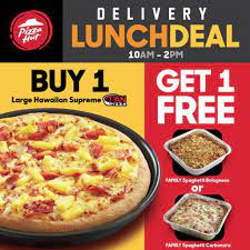 For exclusive deals and perks. Pizza Hut Delivery Lunch Deal Oct 22 26 2018 Proud Kuripot Pizza Hut Delivery Lunch Deals Food