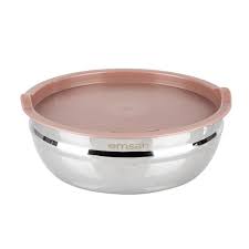 Emsan cemre 6 parça midi paslanmaz çelik tencere seti. Emsan Demre 6 Prc Kombi Sahan Set Golden Pink 8699343423588