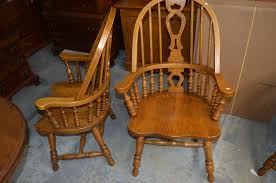 Exquisite dining room set made by the elite brand richardson brothers. Sold Price Richardson Brother Company Since 1848 Oak Table And 4 Bow Back Windsor Armchairs 1 Chair Needs Repair Dated 10 1984 Table Has Leaf October 3 0120 9 30 Am Edt