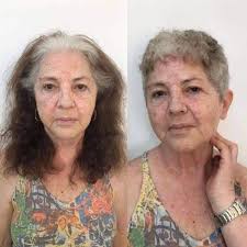 HELLO im 73 , finally i've changed my look with this short cut. i don't  know if it suits me or not,Constructive criticism welcome thank you very  much.