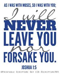 Many other verses in the old testament include similar statements from god to individuals with the promise to never leave them. Pin On Books
