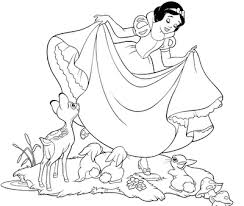 En esta sección los personajes de blanca nieves !!! Blanca Nieves Para Colorear Dibujos Disney