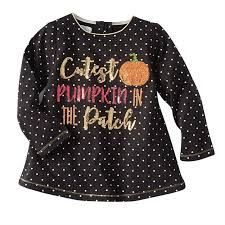 Mud Pie Girl Halloween Cutest Pumpkin In The Patch Tunic Tee Shirt Walmart Com