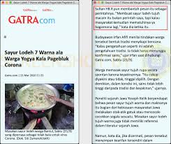 Resep sayur lodeh lengkap dengan bumbu spesial masakan sayur lodeh menjadi menu masakan khas indonesia. Salah Poster Pageblug Sultan Hb X Anjurkan Masak Sayur Lodeh 7 Warna Turnbackhoax