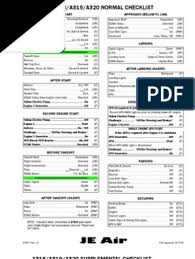 Además, puedes crear recordatorios y listas de verificación personales, adjuntar documentos de microsoft office y archivos pdf, . Pinakamabilis Checklist A320 Neo Francais