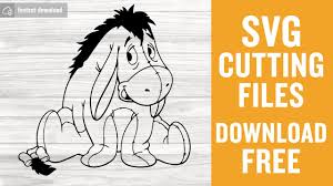 Download Eeyore Donkey Svg Free Winnie Pooh Svg Free Svg Files Disney Instant Download Donkey Svg Shirt Design Winnie The Pooh Svg 0536 Freesvgplanet