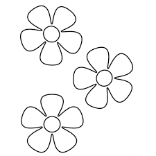 Dibujos Para Colorear De Flor De 5 Petalos Flower Coloring Sheets Flower Coloring Pages Printable Flower Coloring Pages