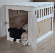 21 Lovely Diy Dog House Plans And Ideas 11 Is Just Awesome Miranda Made Diy Dog Crate Diy Dog Kennel Dog Crate End Table