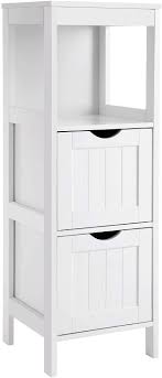 Songmics modular storage unit, cube storage, storage cabinet, easy to assemble, for living this multifunctional storage cabinet helps you find what you're looking for without rummaging. Songmics Songmics Songics Ubbc42wt Multifunctional Bathroom Storage Unit With 2 Drawers White Amazon De Kuche Haushalt