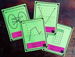 Domain And Range Matching Activity Print And Digital Algebra Activities Teaching Algebra Algebra
