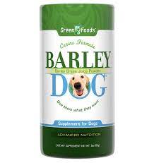 Green Foods Barley Grass Supplement For Dogs Whole Green Nutrition