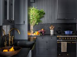 The black appliances add another, darker accent color to the mix. How Black Became The Kitchen S It Color Architectural Digest
