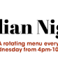 Italian Night event in Blue Lake, CA