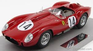 Ferrari declared a fiorano test track lap time of 1:23.5, only 0.5 seconds slower than the f12 berlinetta. Bbr Models Blm1808 Scale 1 18 Ferrari 250 Tr Testarossa 3 0l V12 Team Scuderia Ferrari N 14 Winner 24h Le Mans 1958 O Gendebien P Hill Red
