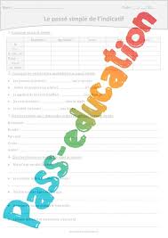 Savesave exercices de conjugaison cm2 cycle 3 la concordanc. Passe Simple Cm2 Exercices A Imprimer