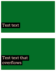 Span Background Color Padding Problems Stack Overflow The div has padding for the text, so i want to indent the background a little.